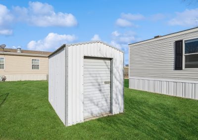 Model storage space at Cedar Ridge Manufactured Homes in Wichita Kansas